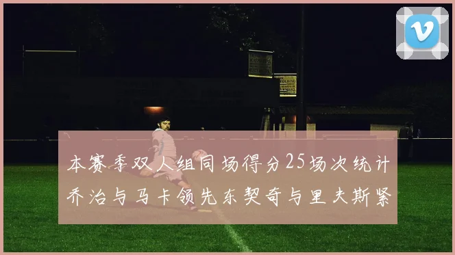 本赛季双人组同场得分25场次统计乔治与马卡领先东契奇与里夫斯紧随其后